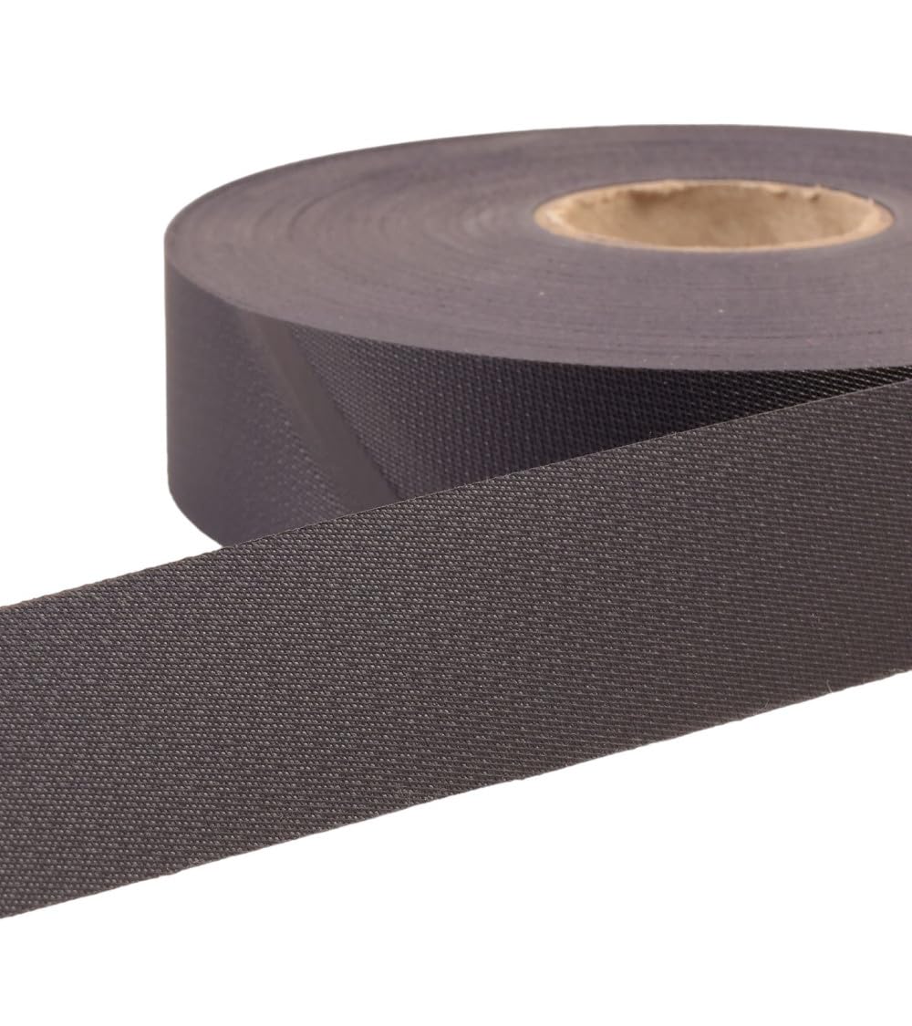MYMERCERIE Waterproof Outer Flat Bias Binding 30 mm Navy Blue Sold by the Metre Made in France
