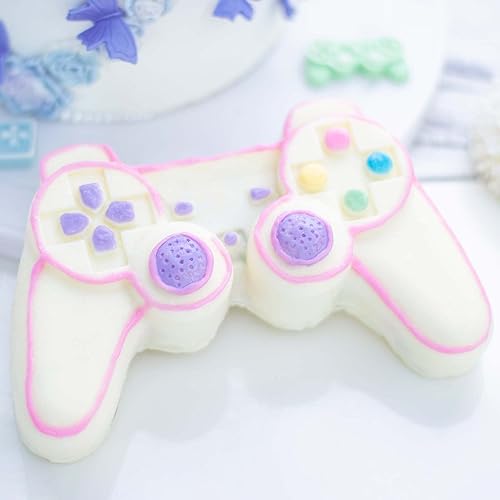 Miniatura 6 de Moldes de silicona para controlador de juegos, chocolate y caramelo, fondant, para hornear, cubitos de hielo, resina epoxi, fabricación de jabón,