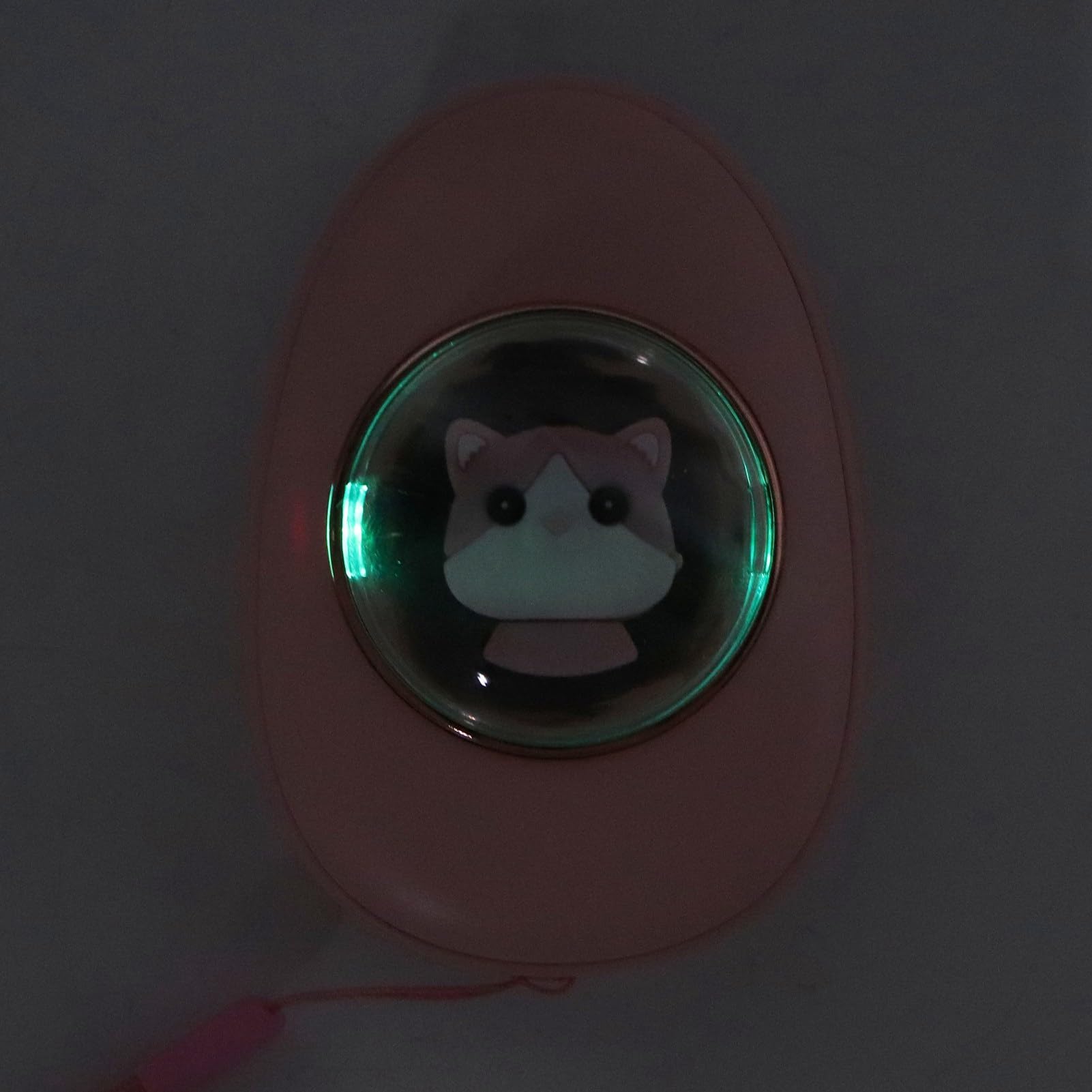 Chauffe-Mains électrique Portable Rechargeable Double Face en Forme de Capsule avec 3 Vitesses de température pour Les Jours froids, Motif Chat Rose