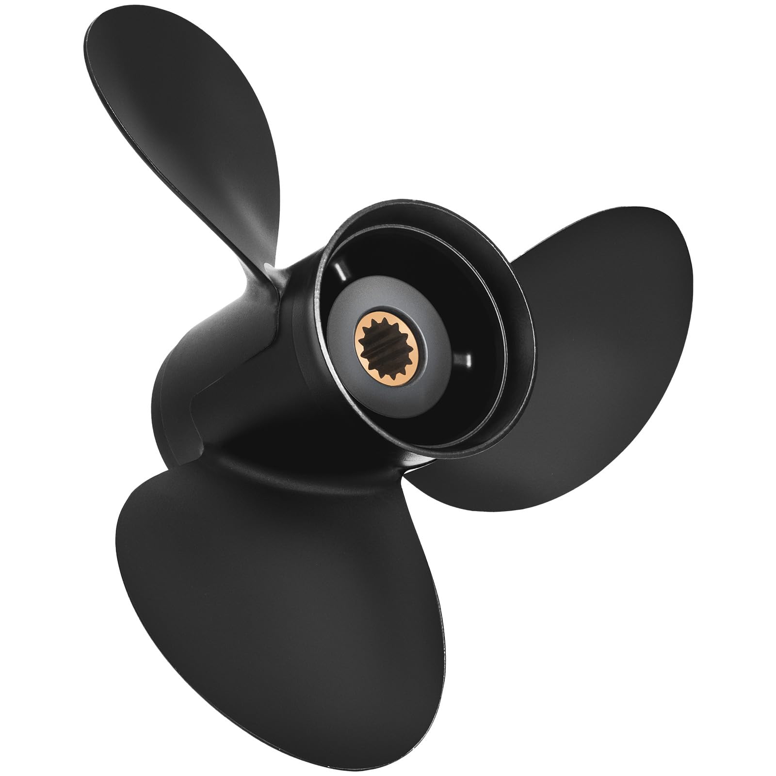 VQPROPs OEM Boat Propeller 12 1/4x15 Aluminum Prop Fit BRP Johnson Evinrude OMC Stern Drive 40-75 HP Outboard Motor 13 Spline Tooth Parts No.778774 RH