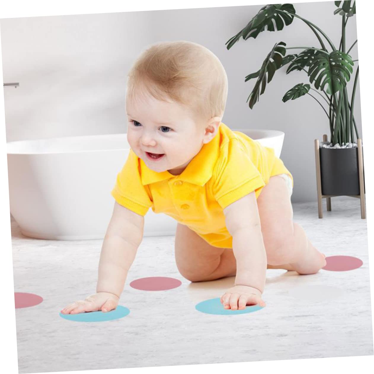 KONTONTY 18Pcs Slip Bathtub Decals Adhesive Shower Stickers Non Slip Treads for Bathroom Safety Versatile Colors Easy to Install