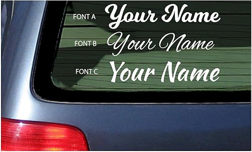 Adhesivo personalizado para ventana de automóvil, diseño personalizado de vinilo con diseño propio de hashtag, calcomanías de letras personalizadas,