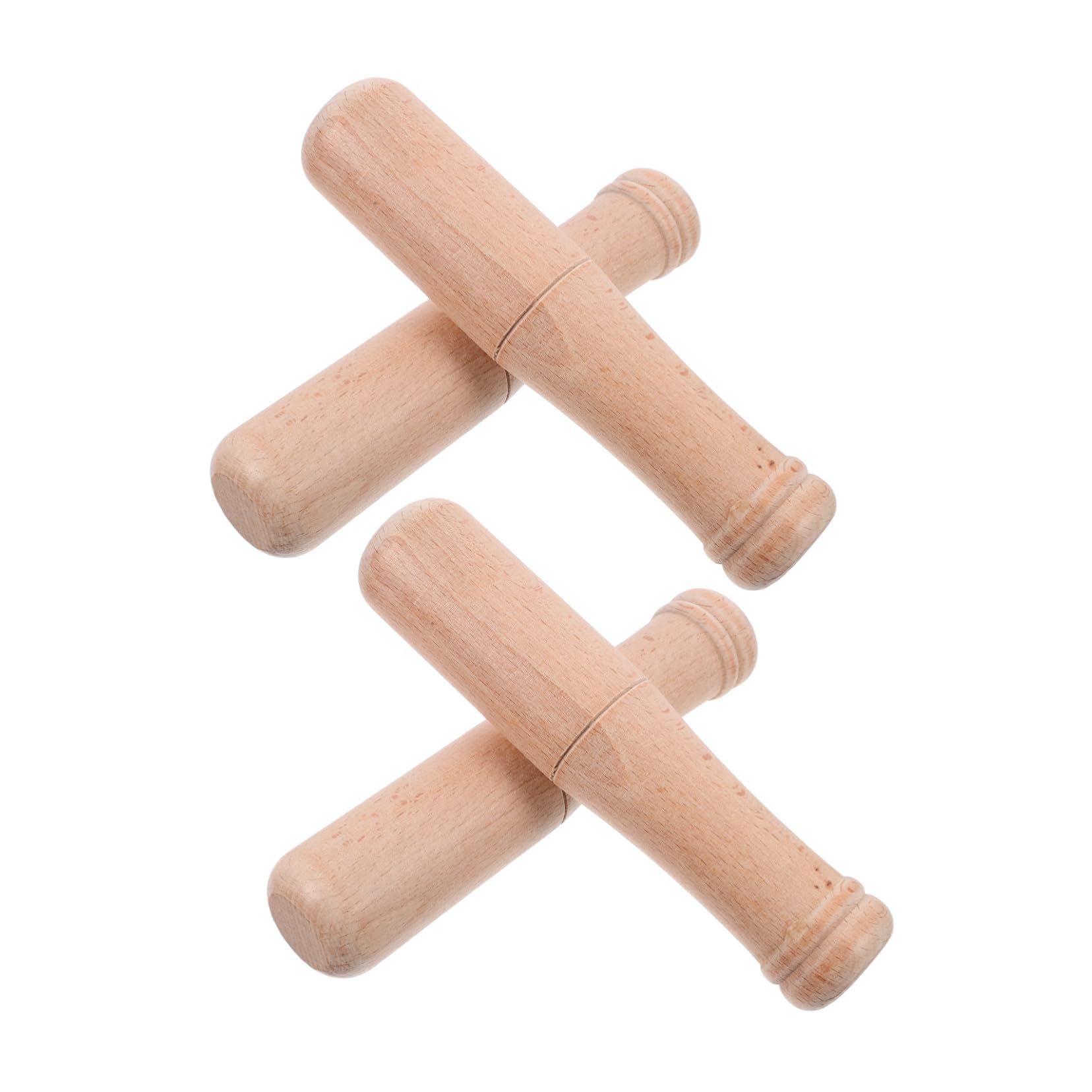 STOBAZA 4 Sätze Holzpestle Küchenmörser Vielseitig Einsetzbar Zum Zerdrücken Von Knoblauch Mahlen Von Gewürzen Saftgewinnung Einfache Reinigung Robustes Küchenwerkzeug Für 4 Stück *