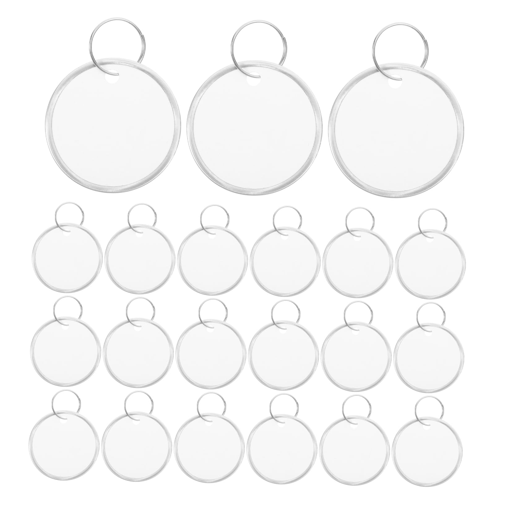 NUOBESTY 100pezzi Etichette Con Targhette Per Chiavi e Domestici Design Organizzazione e