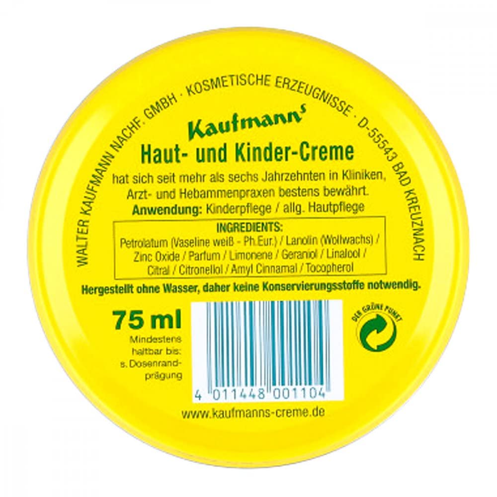 Kaufmanns Haut- und Kindercreme, 75 ml Crema