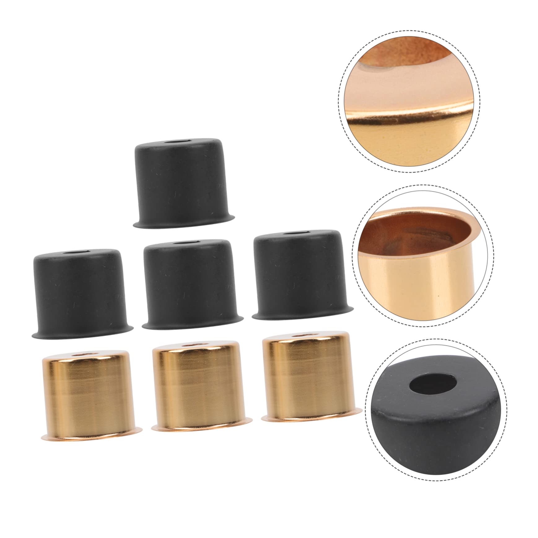 LIFKOME E14 Lamp Holder Cups 7-Pack DIY Lamp Parts for Pendant Wall Desk Lighting Decor