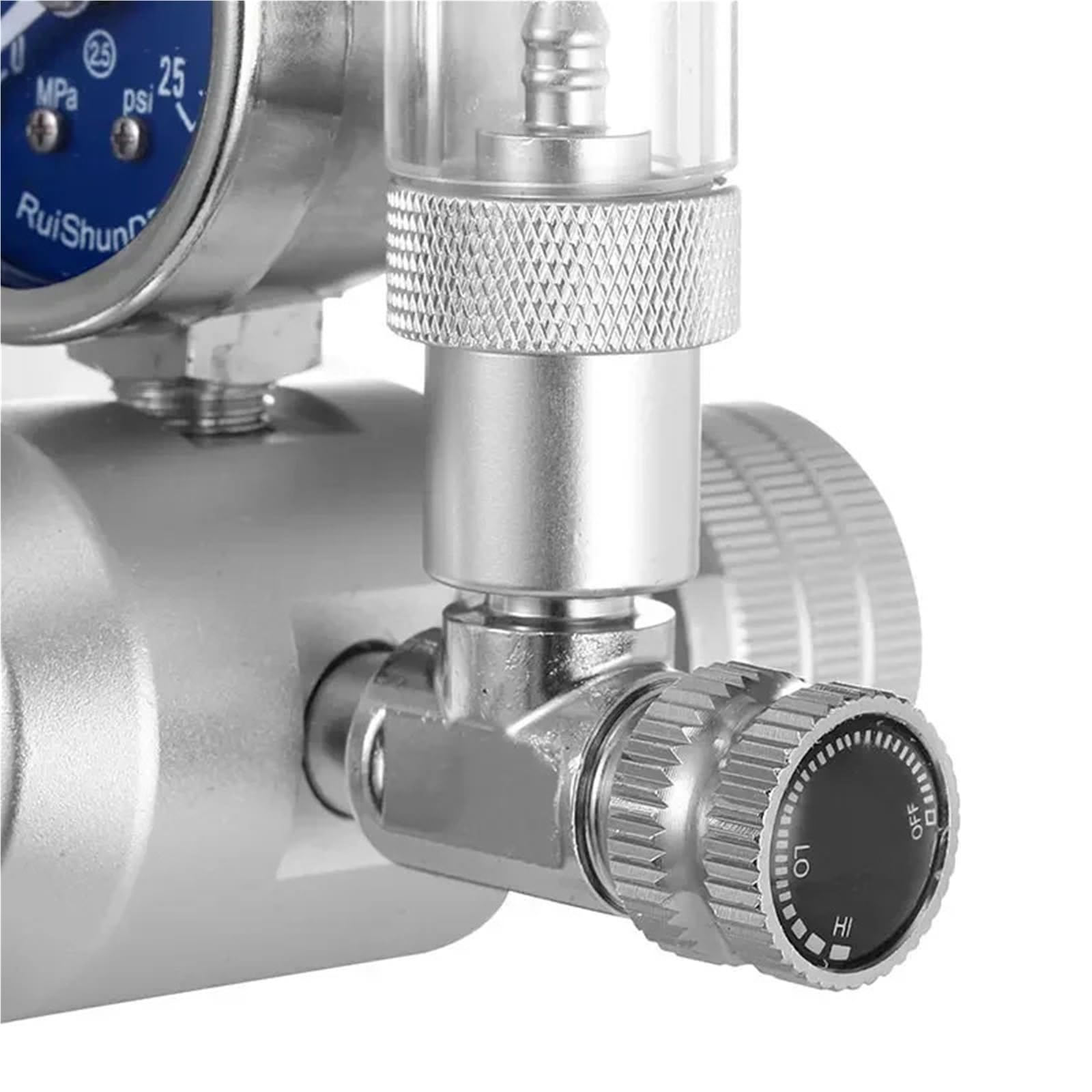 Kit d'électrovanne de régulateur CO2 for Aquarium, Compteur Bulles d'aquarium, système contrôle magnétique, générateur réacteur, réduction Pression(Solenoid 110v US,CGA320)