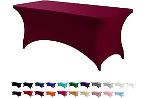 Peomeise 6FT Spandex Table Cover: Elevate Your Tabletop Aesthetics
