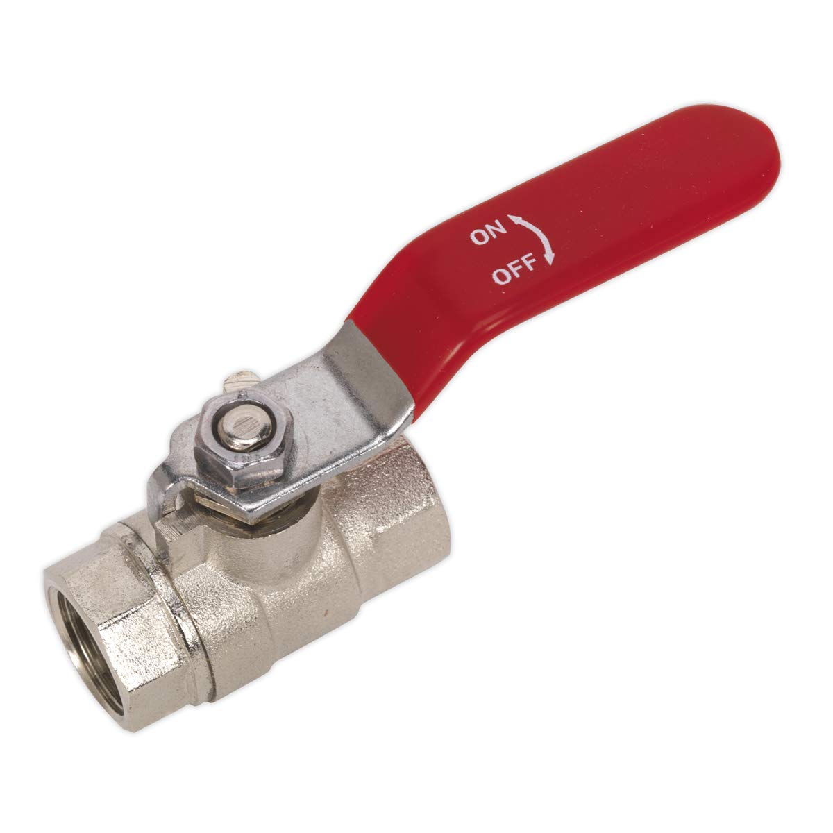 Sealey Sa907 Lever Ball Valve 3/8In Bsp (F) X 3/8In Bsp (F)