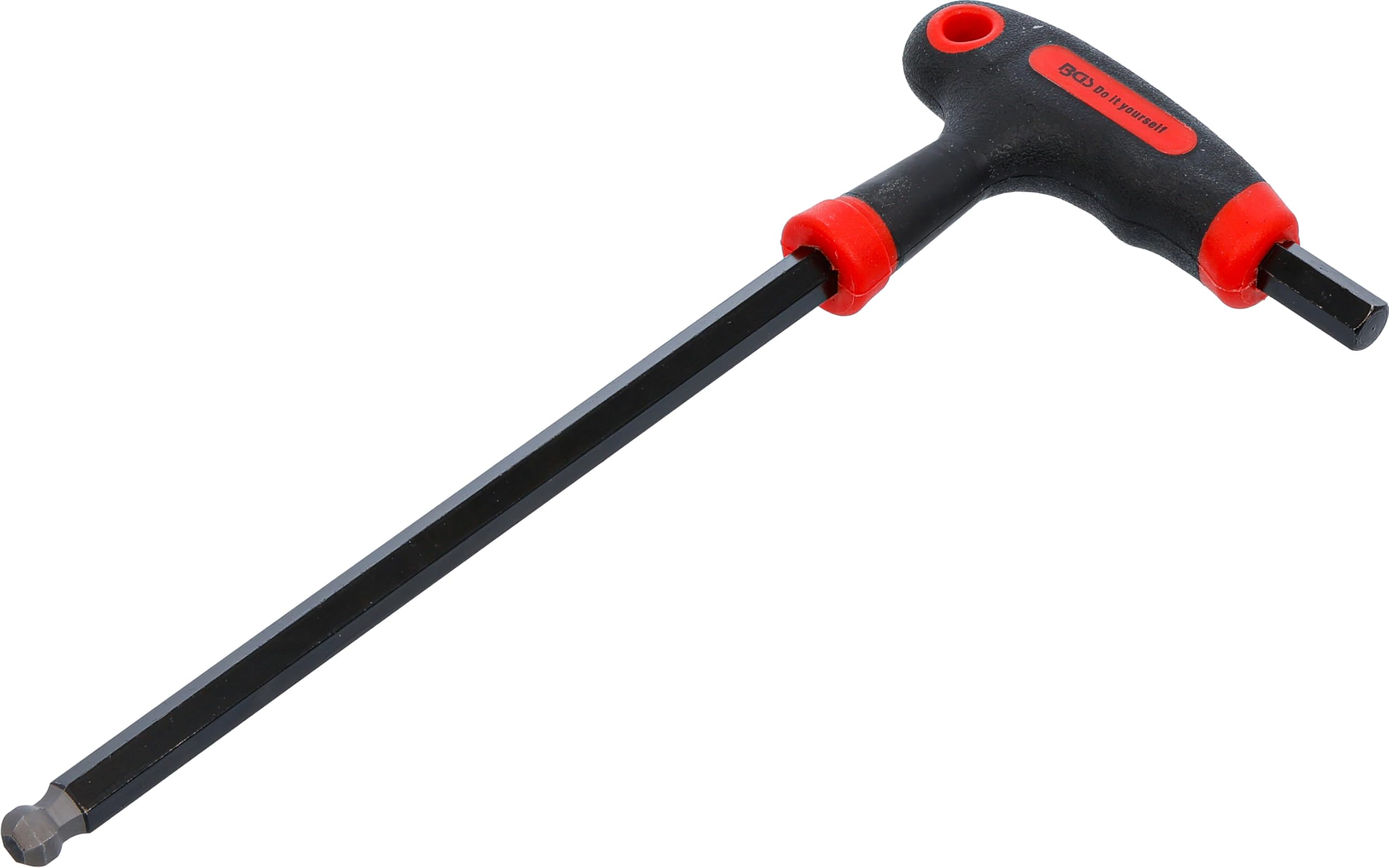 BGS Diy 7882-10 | Schraubendreher mit T-Griff und seitlicher Klinge | Innensechskant / Innensechskant mit Kugelkopf 10 mm