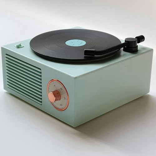 Miniatura 2 de Wetocke - Altavoz Bluetooth estilo clásico clásico azul lindo regalo para niñas, mejora de graves y volumen fuerte