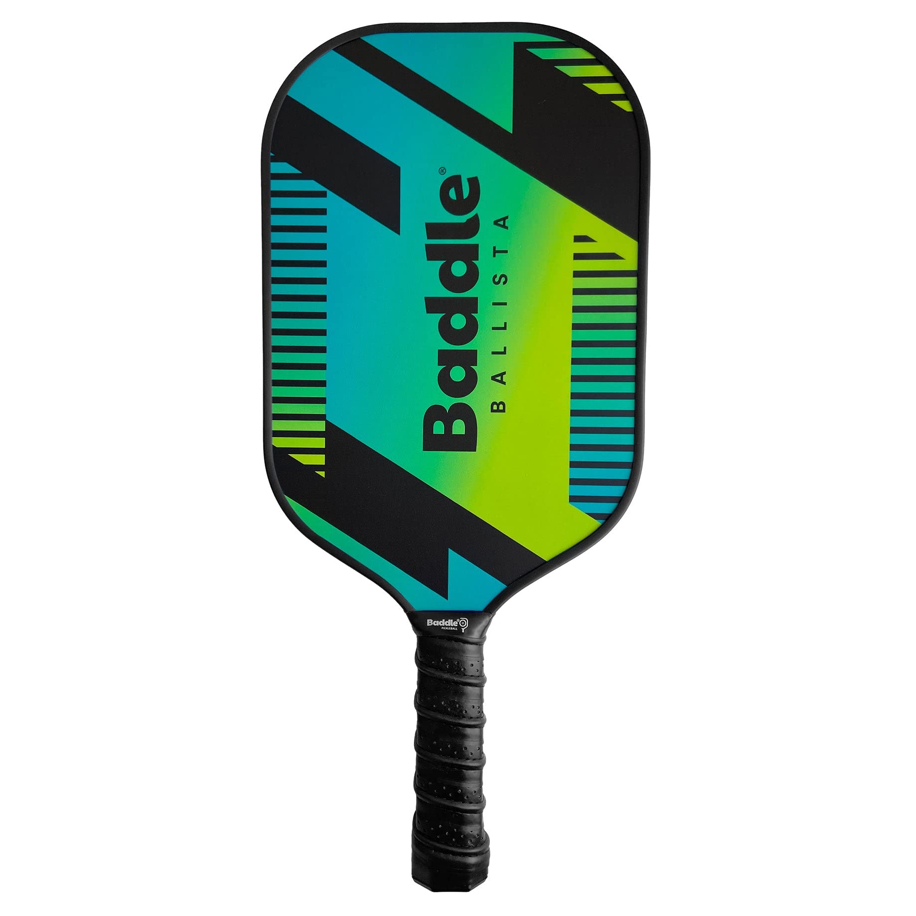Baddle Pickleball Paddle Ballista Mid Weight 7.9oz 4.125" Grip Ombre Green