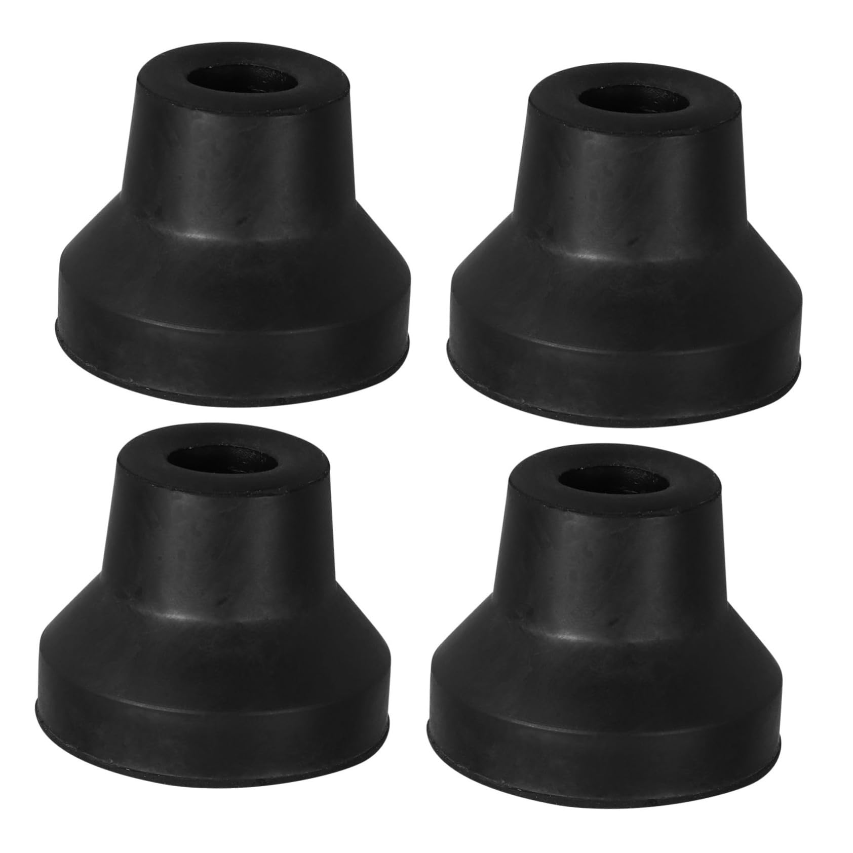 ARTIBETTER Walking Stick Crutch Accessories 4pcs Rubber Replacement Foot Pads Anti-Slip Tips for Stability