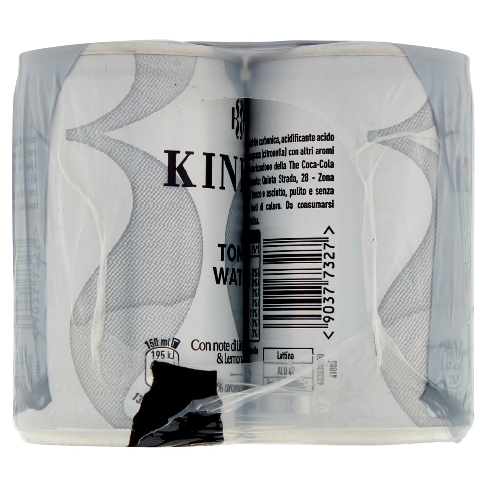 Italian Gourmet Kinley acqua tonica Tonic Water Dosen 48 x 150ml