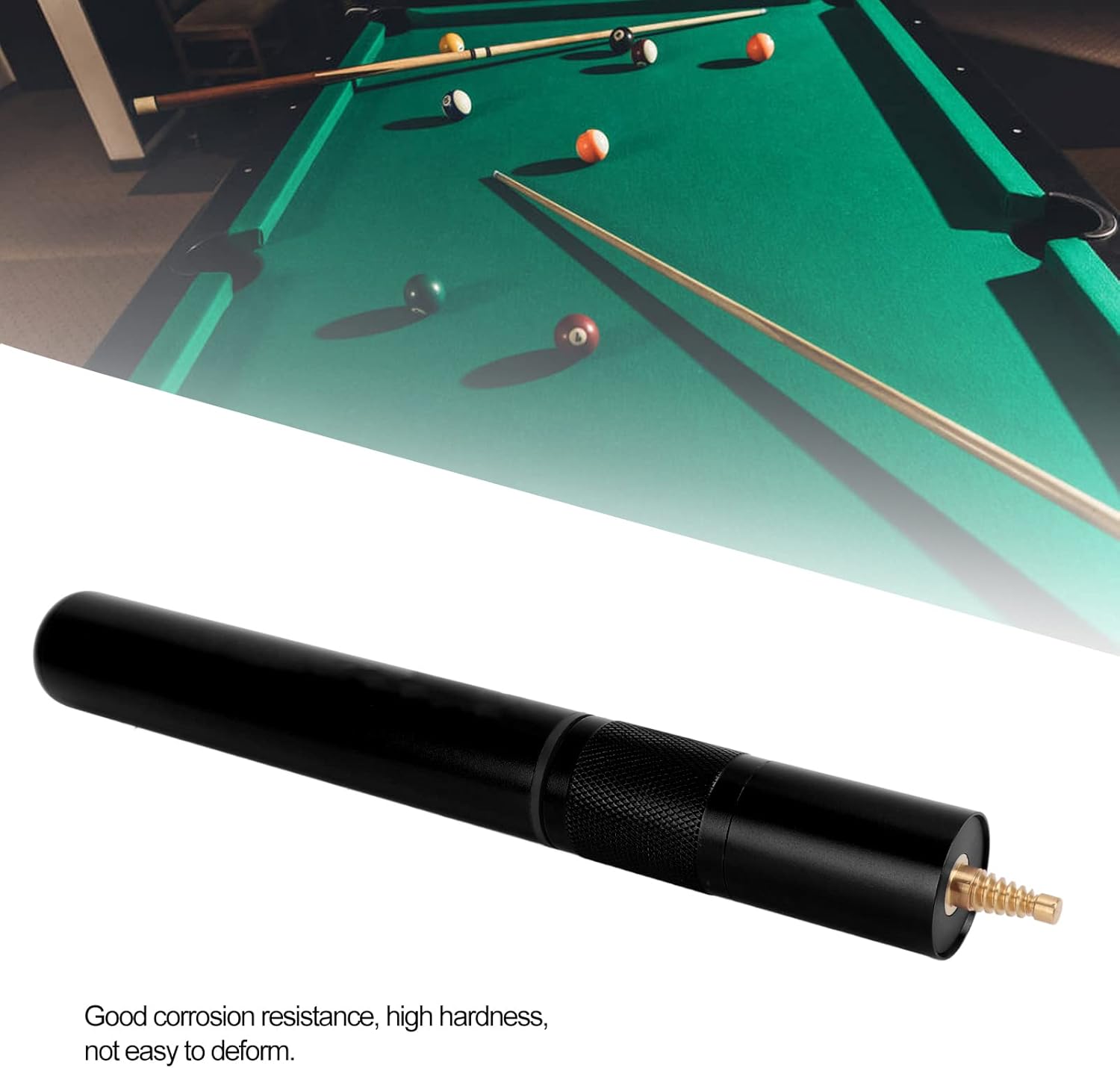Vifemify 9 inch Billiard Extender high Performance Telescopic Aluminum Alloy Billiard Extender Good Corrosion Resistance and high Hardness(Black) : Sports & Outdoors
