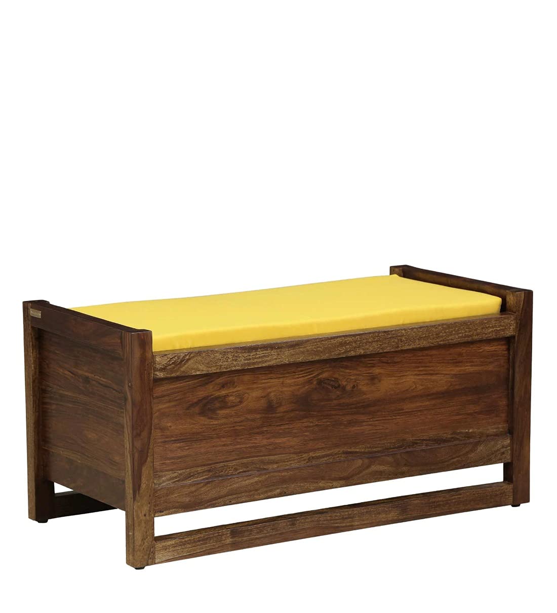 PIPERCRAFTS Solid Sheesham Wooden Trunk Storage for Living Room - Already Assembled | Traditional Designer Storage Box | Trunk Cum Sofa with Storage for Living Room - Provincial Teak Finish