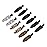 minihope 12 Pieces Soft Hair Clips Hair Setting Clips Flat Clips for Hair 12 Cont (Animal)