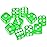 SmartDealsPro 10-Pack D6 Six Sided 16mm Transparent Dice Die for DND, MTG, RPG, Tenzi, Yahtze, Bunco, Table Borad Games, Math Teaching (Green Translucent)