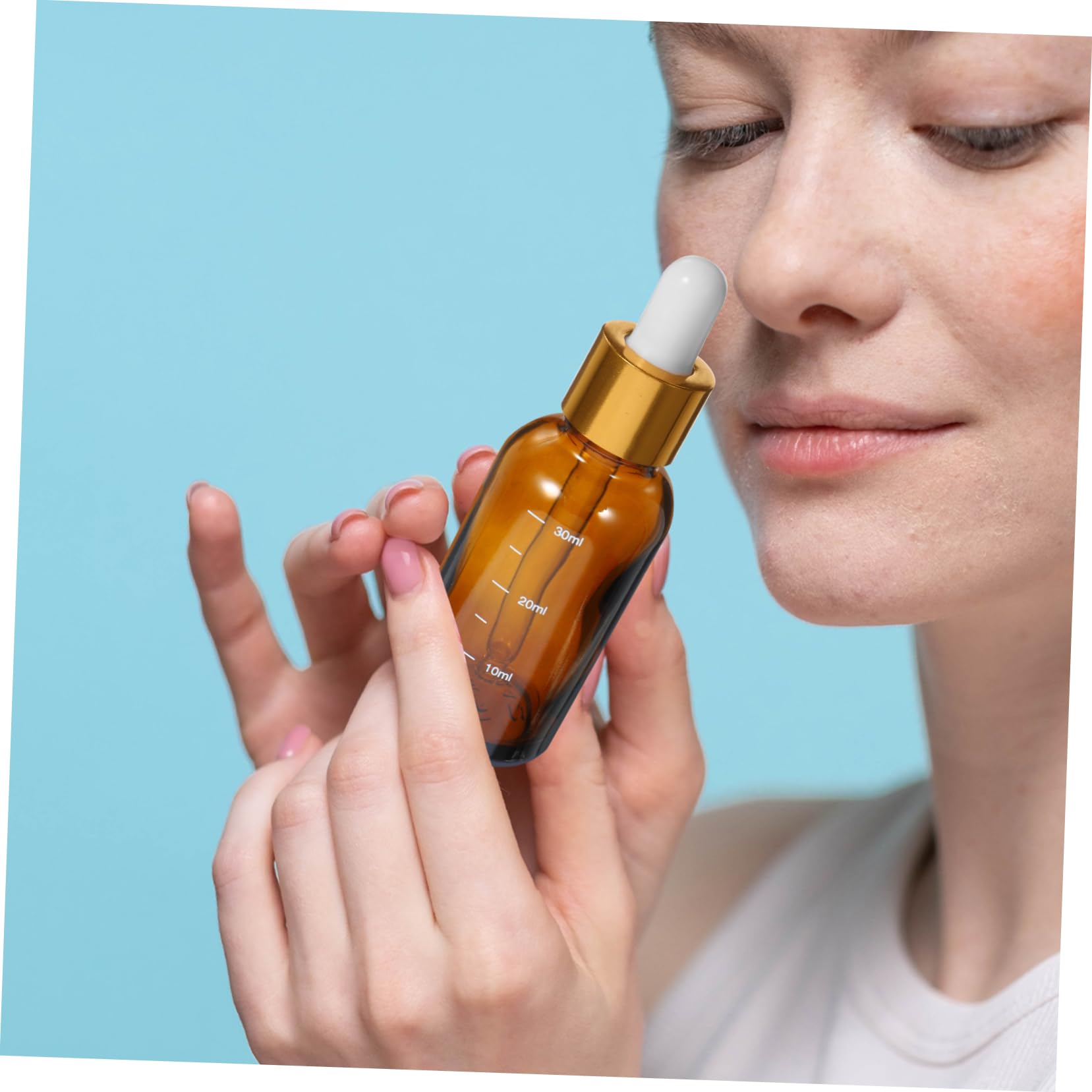 OUNONA 20stücke Braunglas Tropfflaschen Für Ätherische Öle Reisefreundliche Ölflaschen Mit Pipette Lichtschützend Und Für Und Aromatherapie