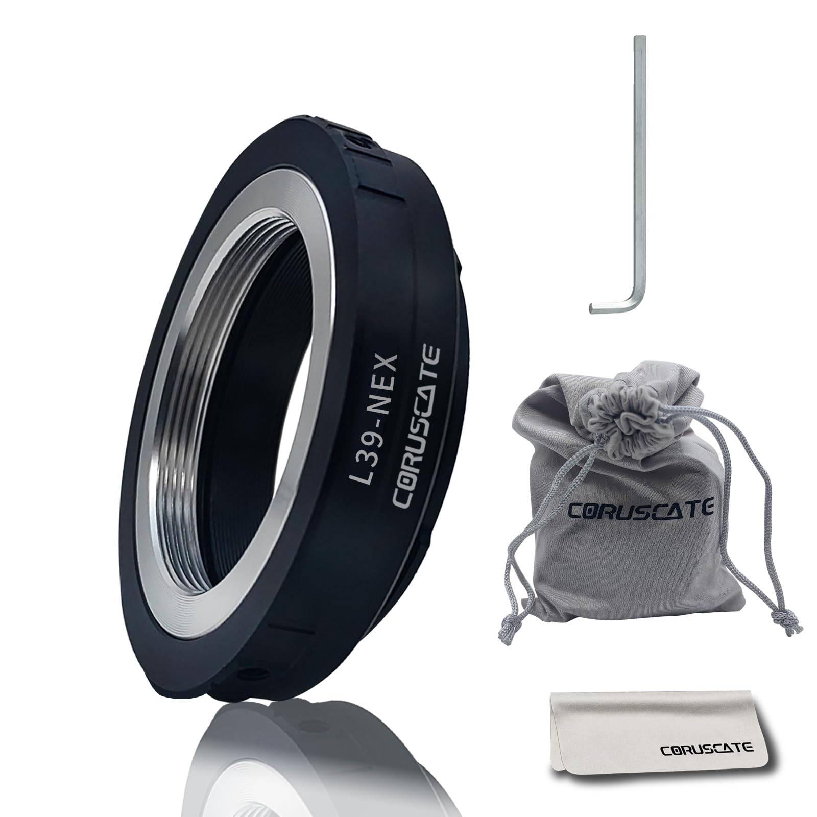 L39 auf NEX Objektivadapter Kompatibel mit M39 L39 LTM 39mm Objektiv auf E-Mount Kameras kompatibel a1,a9 II,a9,a7S,a7R V,a7R IV,a7II,a7,a6600,a6500,a6400,a6300,a6100,a6000,a5100,a5000