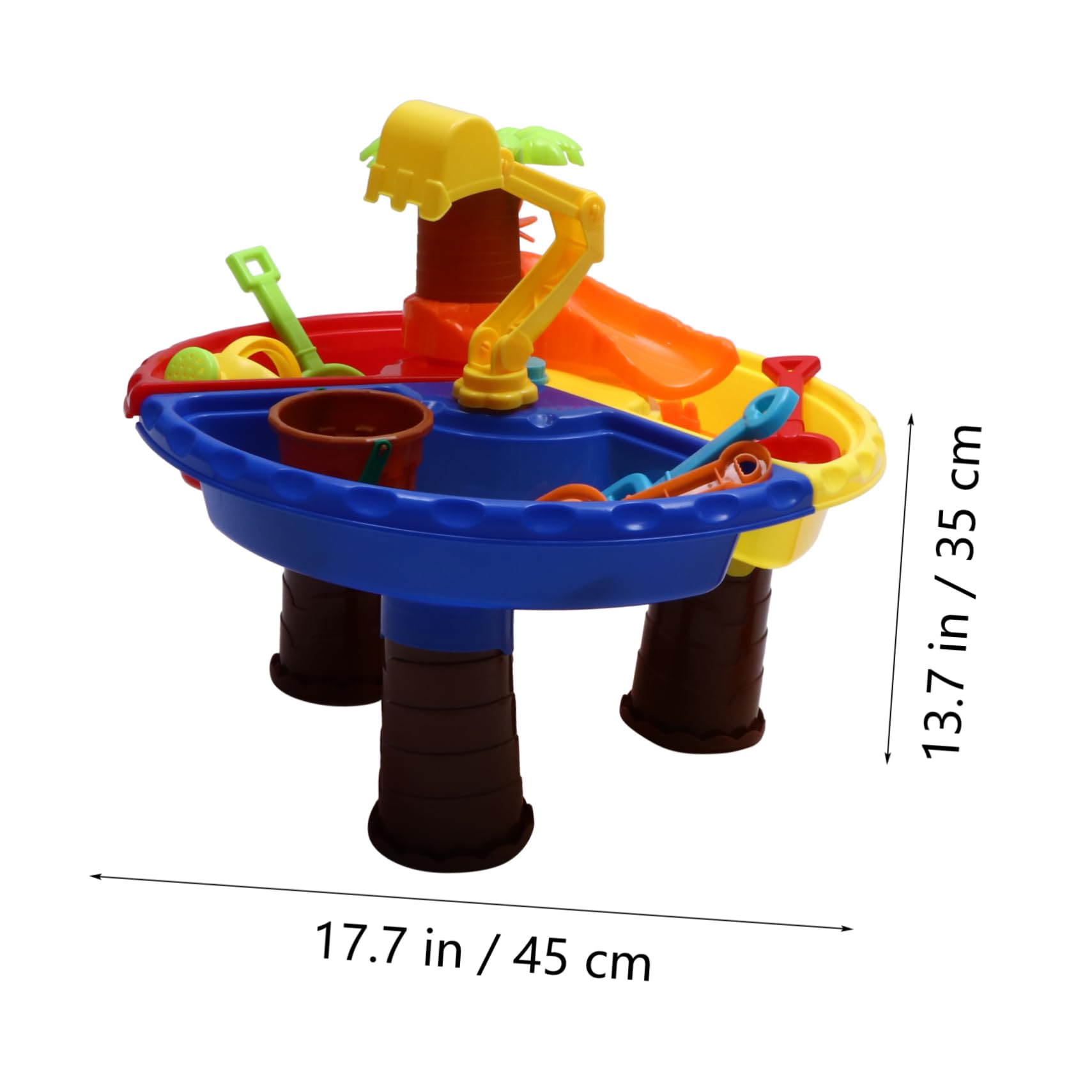 UPKOCH 1 Juego Mesa de Playa para Arena Infantil con Accesorios Juguete de Seguro para Jardín y Playa la Imaginación y Socialización para Niñas