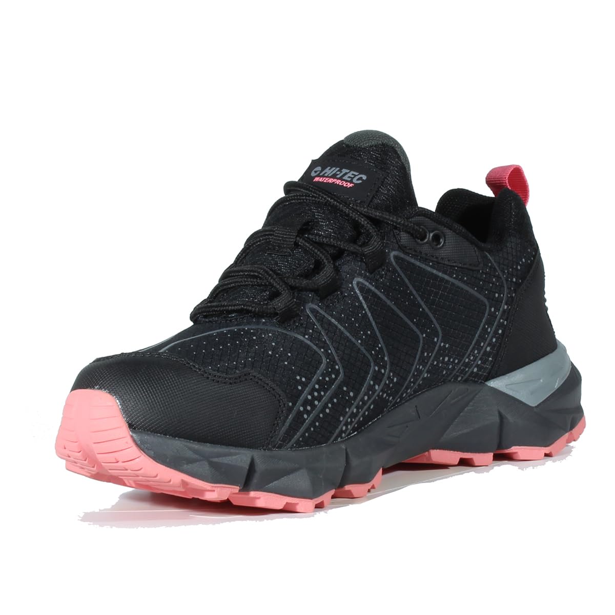 HI-TEC Zapatillas de Trekking Mujer RONCAL Low, Calzado Senderismo Mujer, Zapatillas de Uso Diario Mujer Impermeables