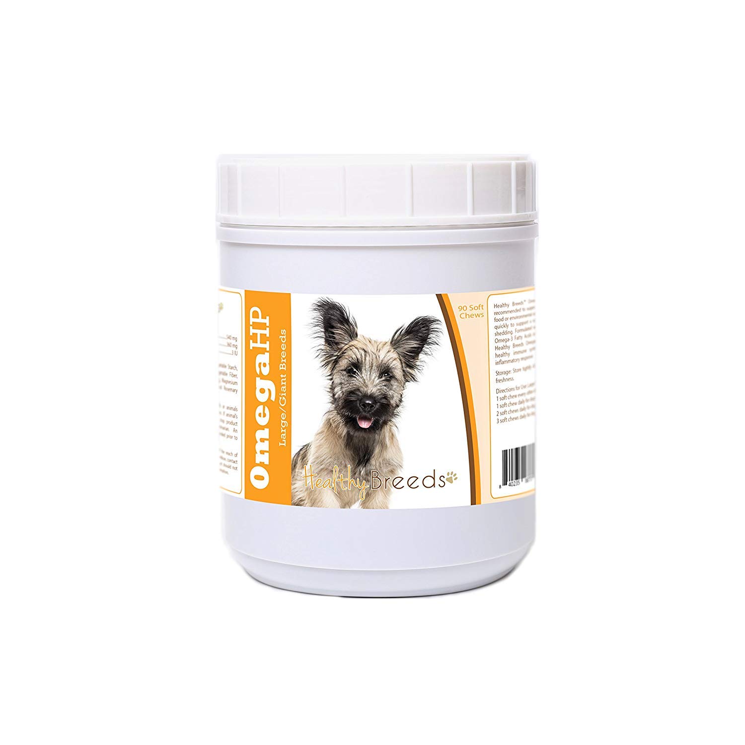 Healthy Breeds Skye Terrier Omega HP Fatty Acid Skin and Coat Support Soft Chews 90 Count