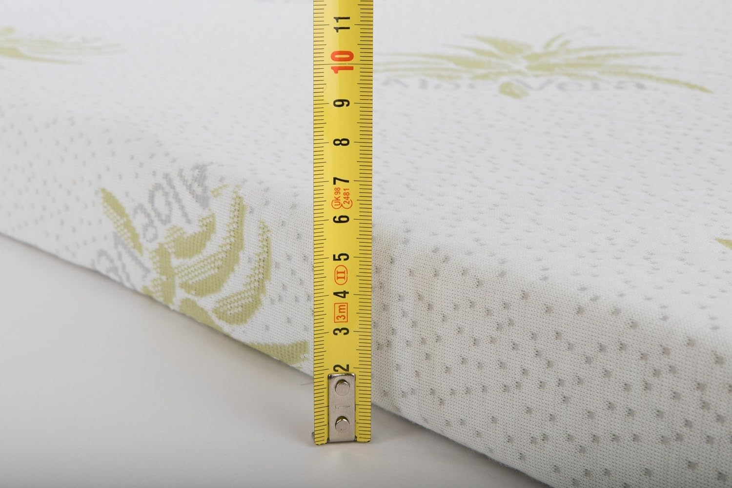 SEASONS - Topper Viscoelástico 150 x 190 cm, Altura 6 cm, Topper Colchón Transpirable y Antideslizante, Funda con Tejido Aloe Vera, 4 Elásticos Ajustables al Grosor del Colchón, Fabricado en España