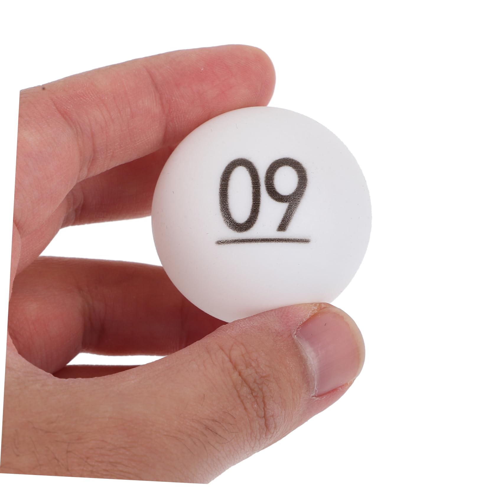 HOLIDYOYO Game Balls 50pcs Small Raffle Drawing Balls Plastic Seamless Numbers Balls for Parties Activities