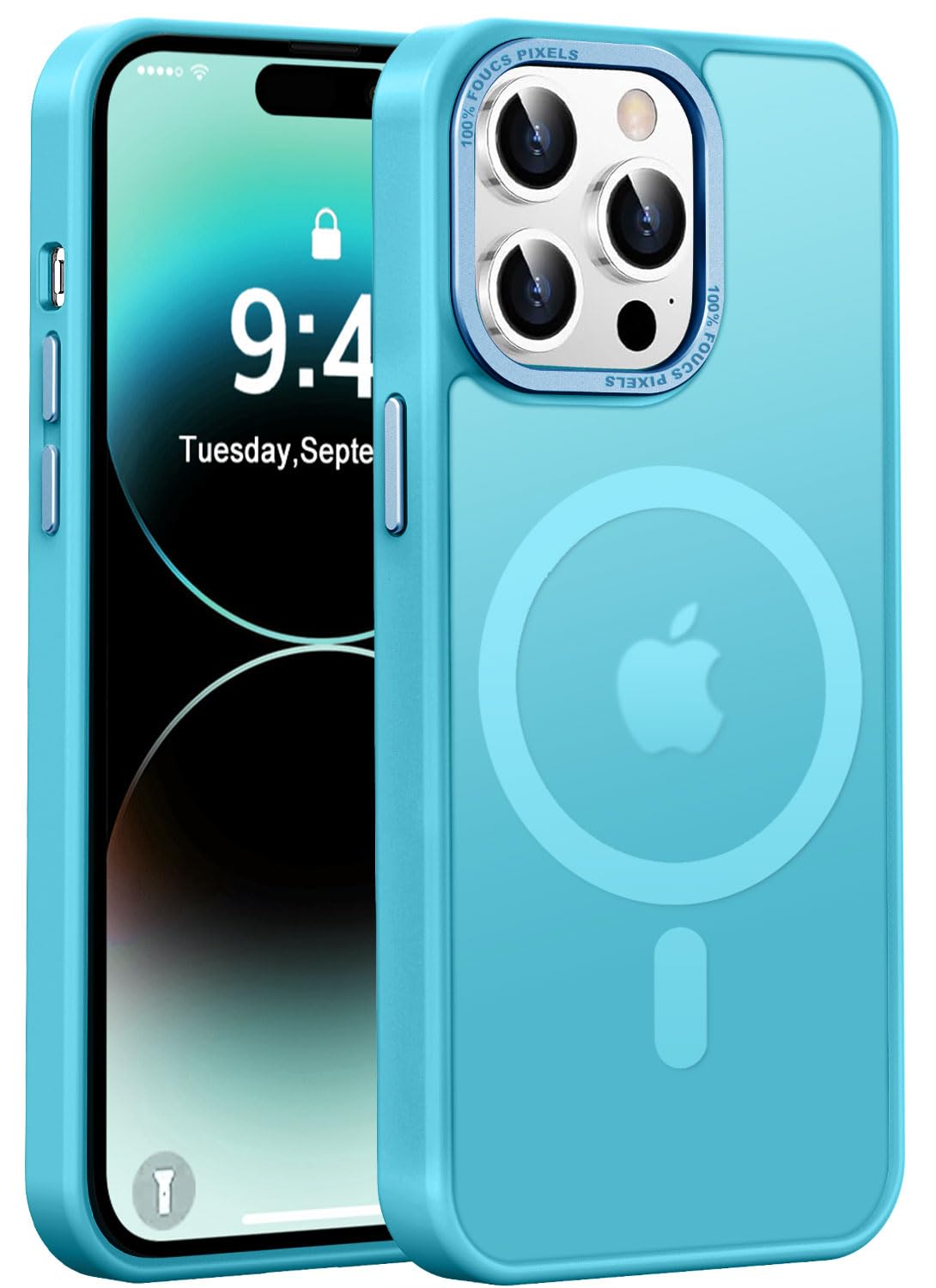 Newfuture Strong Magnetic Compatible with iPhone 17 Pro Case [13 FT Military Drop Protection] [Compatible with Magsafe] Slim Translucent Matte Shockproof with Anti-Fingerprint Phone Case, Tender Pink — view 129