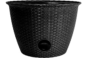HC Companies Woven Garden Hose Pot - The Perfect Solution for Your Hose Storage Woes