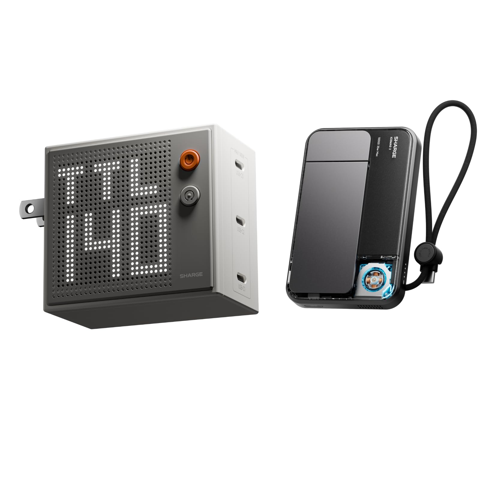 Pixel 140 USB C GaN Charger ICEMAG 3 Power Bank Bundle