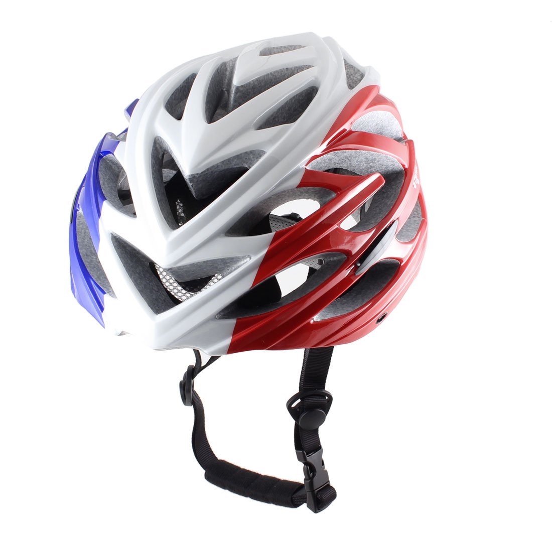 Qtqgoitem Adults Junior Adjustable Inline Hat Armet White Red Blue (model: 957 3e7 a8a 1ea 83b)