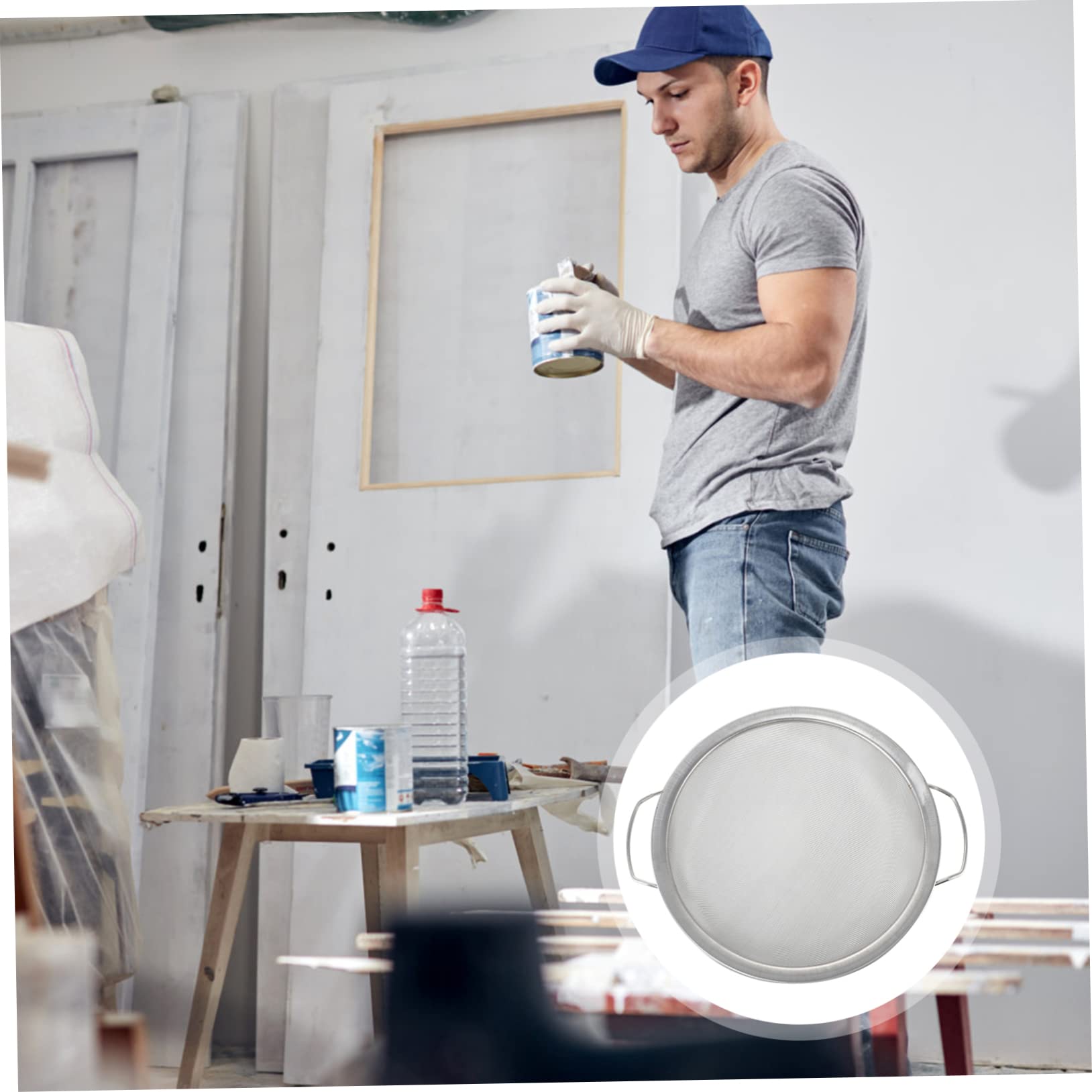 Filtro per Filtrare Resistente in Acciaio Inossidabile per Vernice Maglia Fine Riutilizzabile Impurità in Vernice Refrigerante