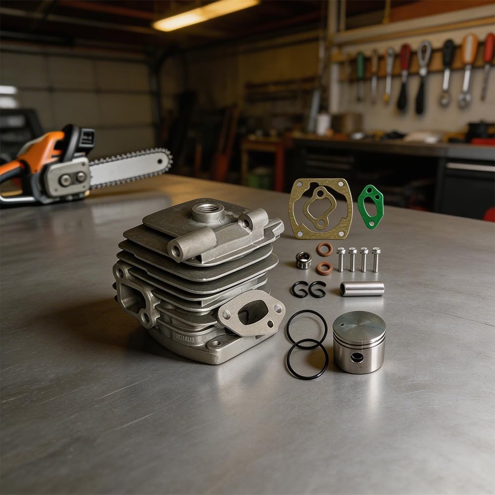 Cilindro de motosierra y para kit de pistón, para Echo CS-2511 P021050120 P021051920, montaje de cilindro para CS2511TES (motor)