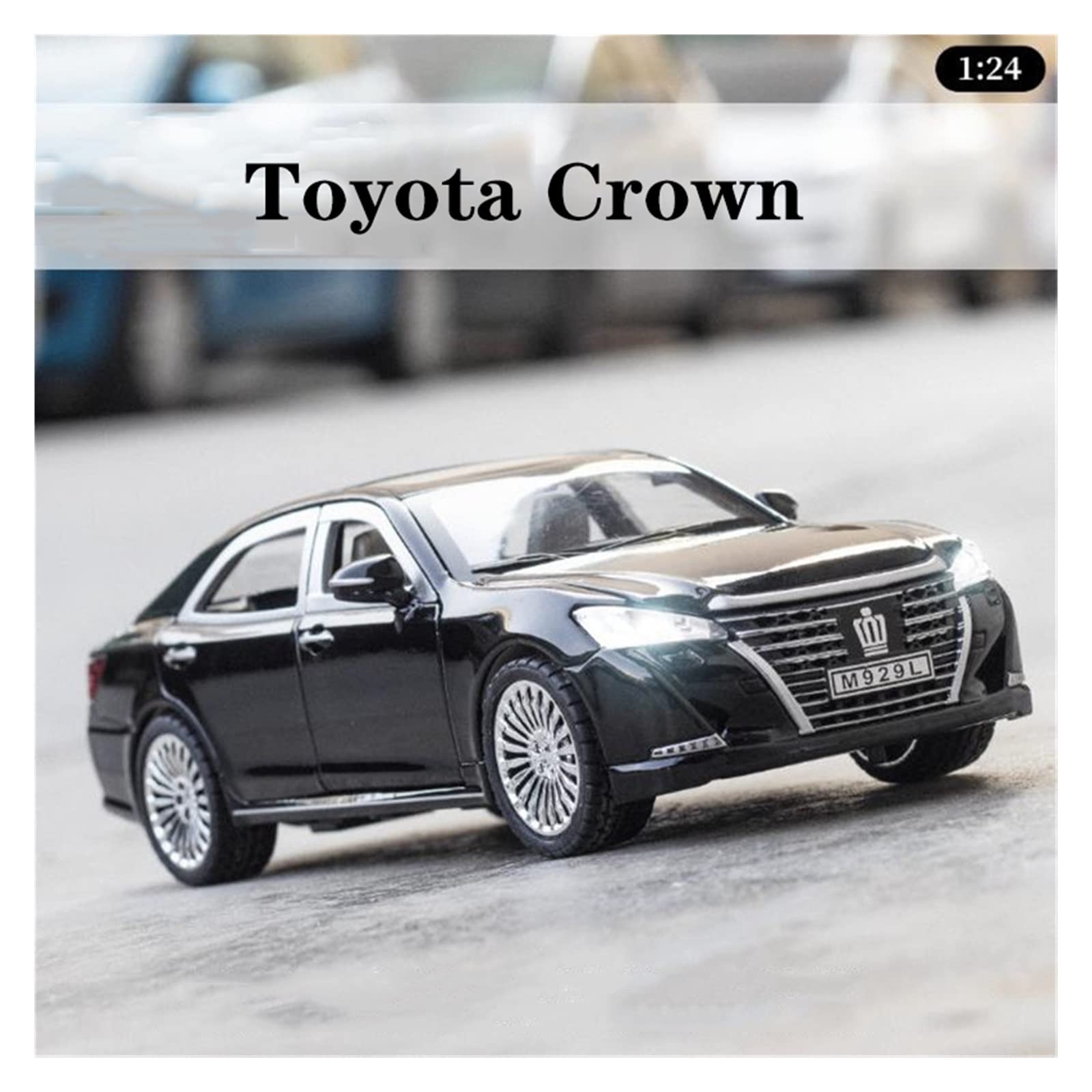 1/24TOYOTAクラウンカスタムミニカー トヨタ クラウン TOYOTA CROWN 1/24 ミニカー 全2色 ライト点灯