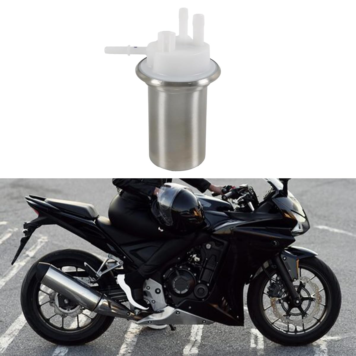 Bomba de combustible eléctrica de gasolina para Honda CBF 125 (2009-2014). Reemplaza 16700-KWF-952.