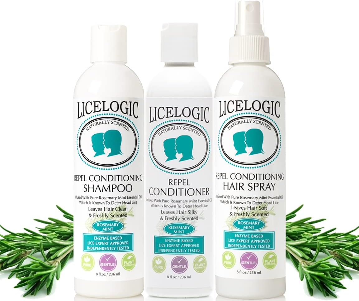 LiceLogic Repel Lice Prevention Shampoo, Conditioner