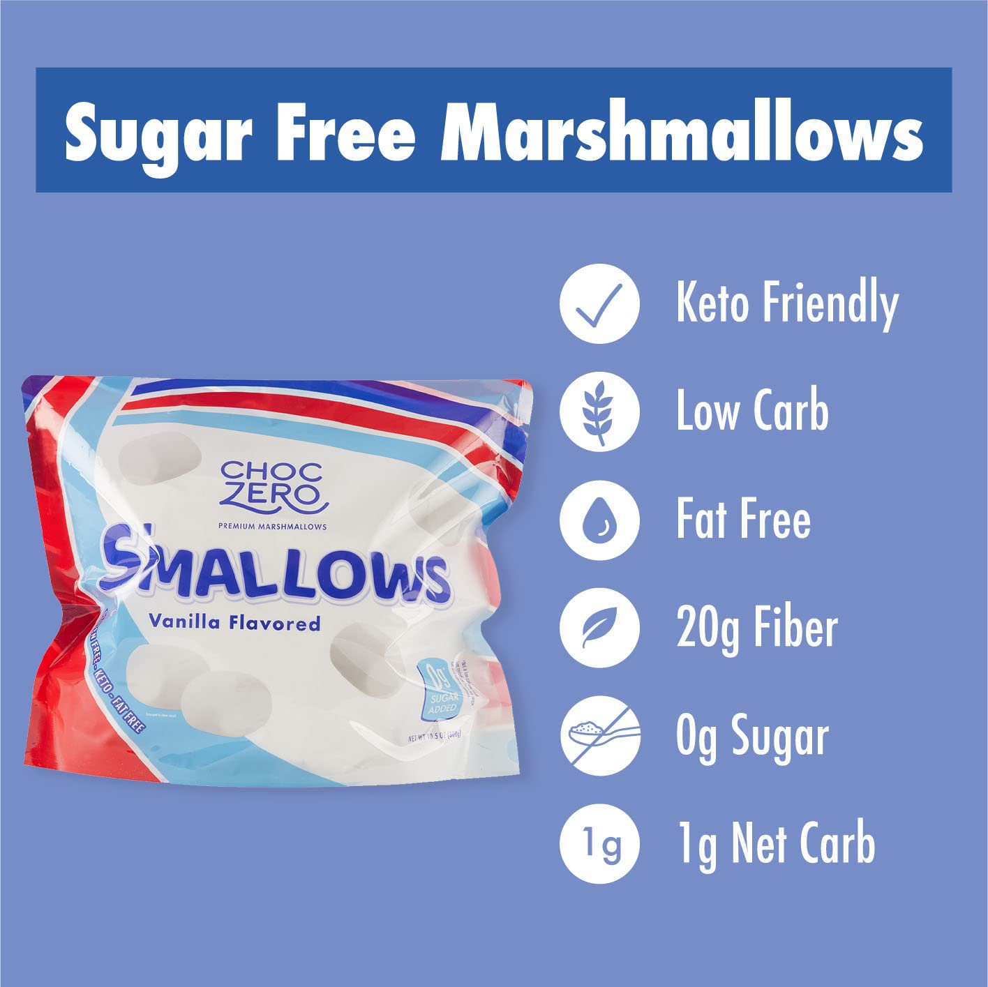 Snapklik.com : Sugar Free Marshmallows, Keto Marshmallow, Gluten Free ...