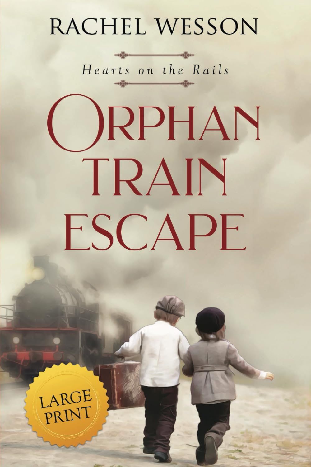 Orphan Train Escape (Large Print): The Orphan Train Series (Hearts On The Rails LARGE PRINT)