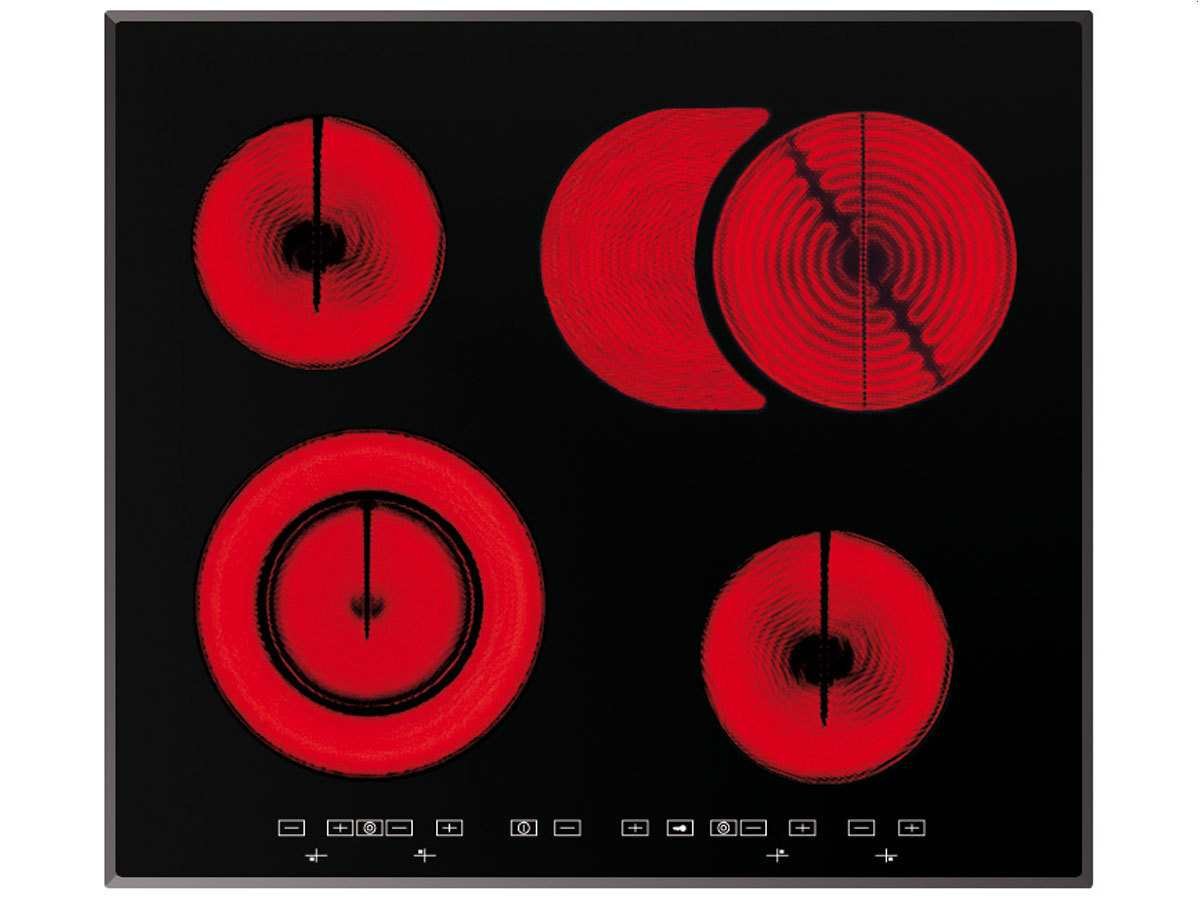 Pyramis KOCHFELD 58HL 632 TOUCH FACETTE Kochfeld Elektro / Glaskeramik / 580 cm / Facettenschliff, 9 Leistungsstufen / schwarz