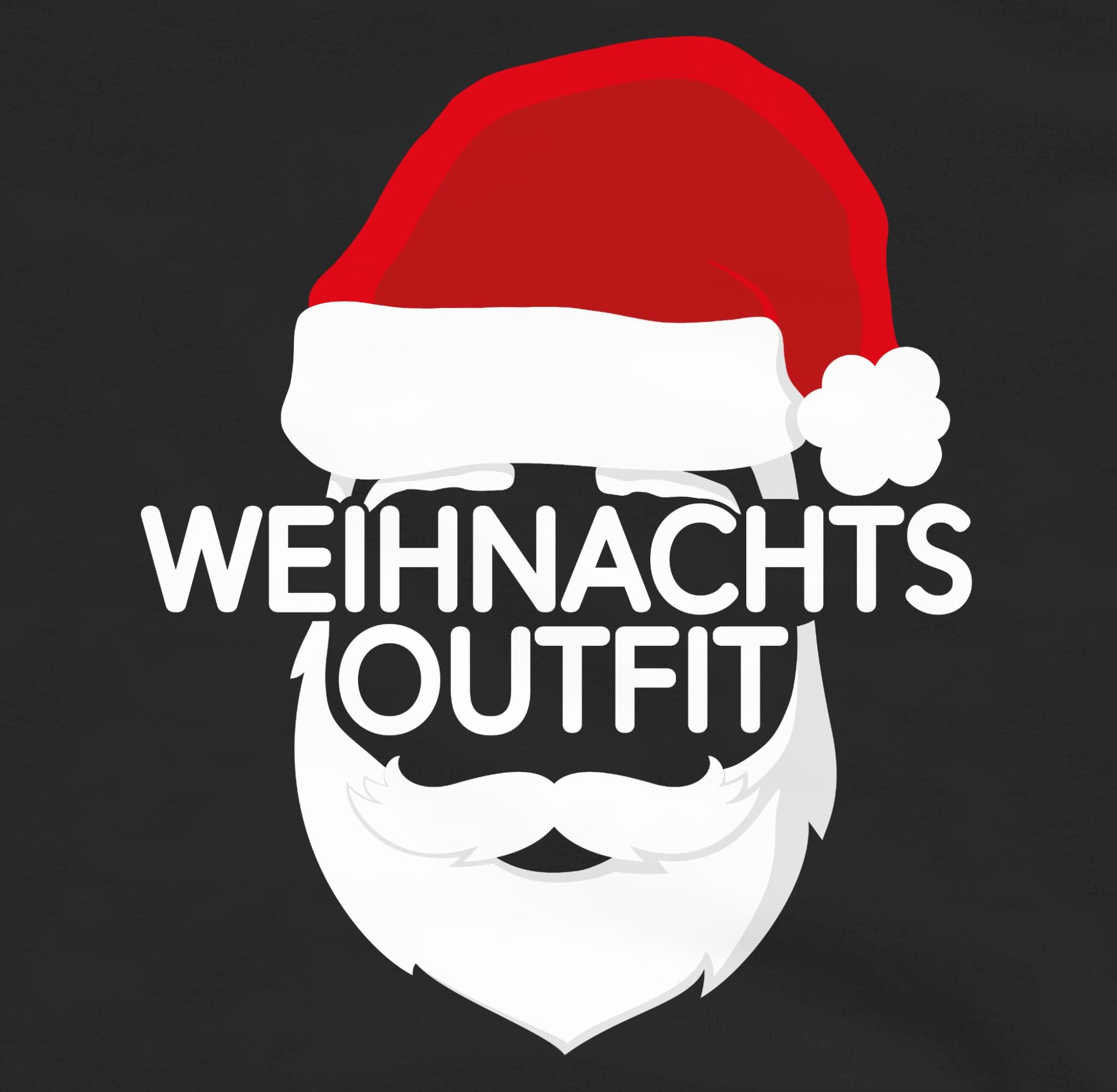 Shirtracer - Hoodie Herren Pullover Männer - Weihnachten - Weihnachtsoutfit mit Weihnachtsmütze