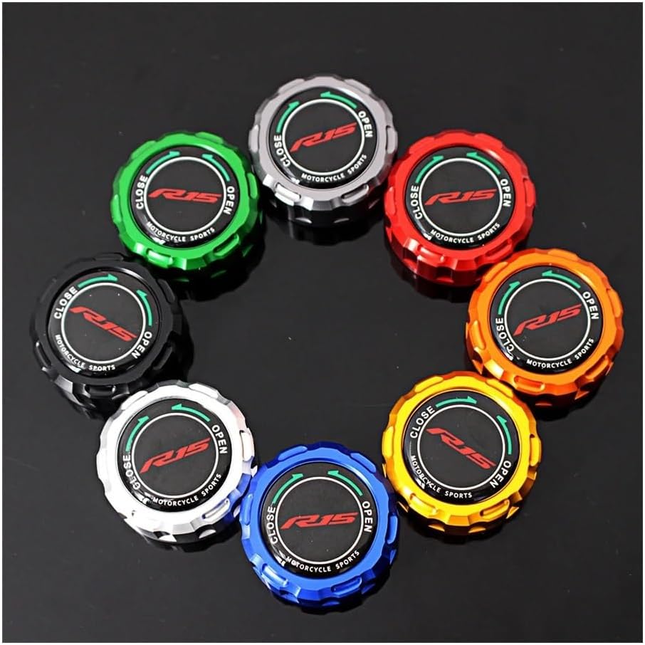 Motorcycle Oil Filler Caps, Cylinder Oil Reservoir Cover Cap For YZFR15 R15 2011-2014 Motorcycle Filter Fluid Rear Brake Master