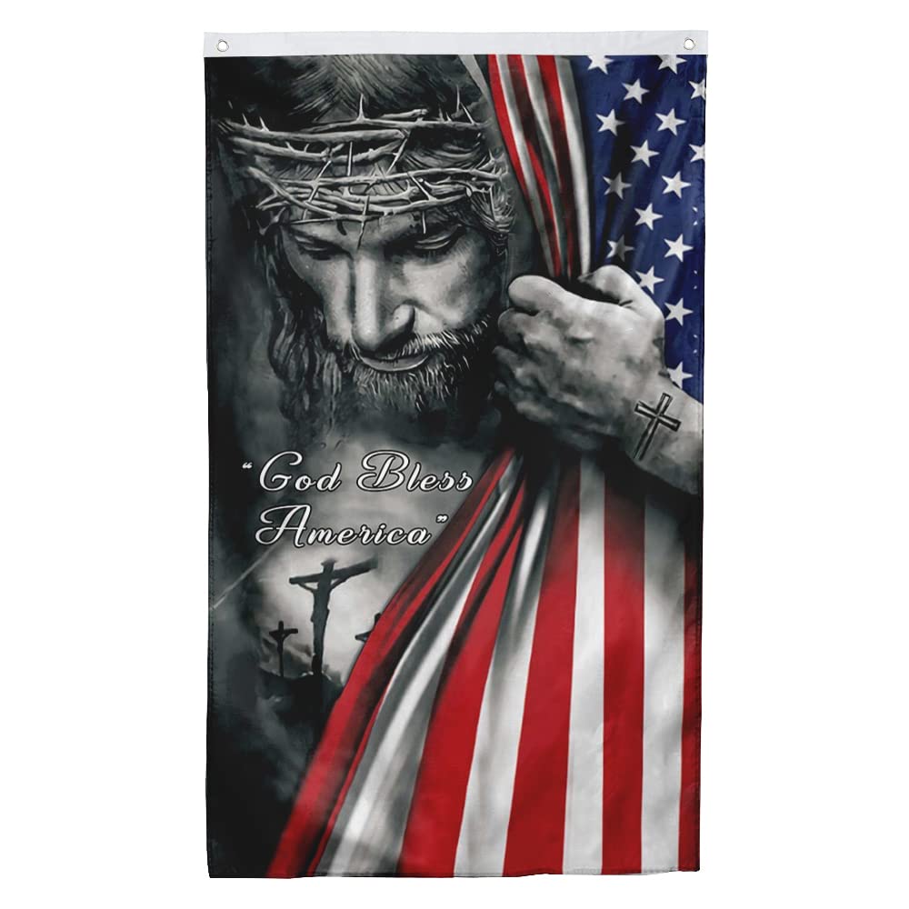 Amazon.com : Cayyon Jesus God Bless American One Nation under God