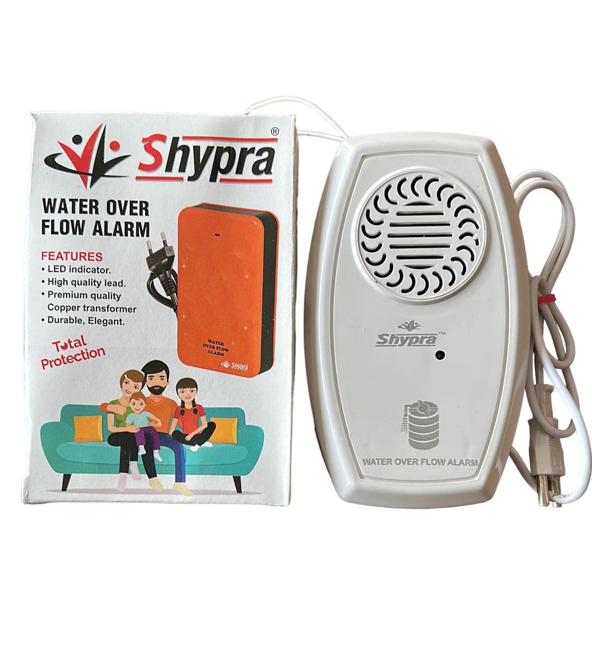 SHYPRA Water Tank Alarm Overflow Bell Water Overflow Alarm with Sensor
