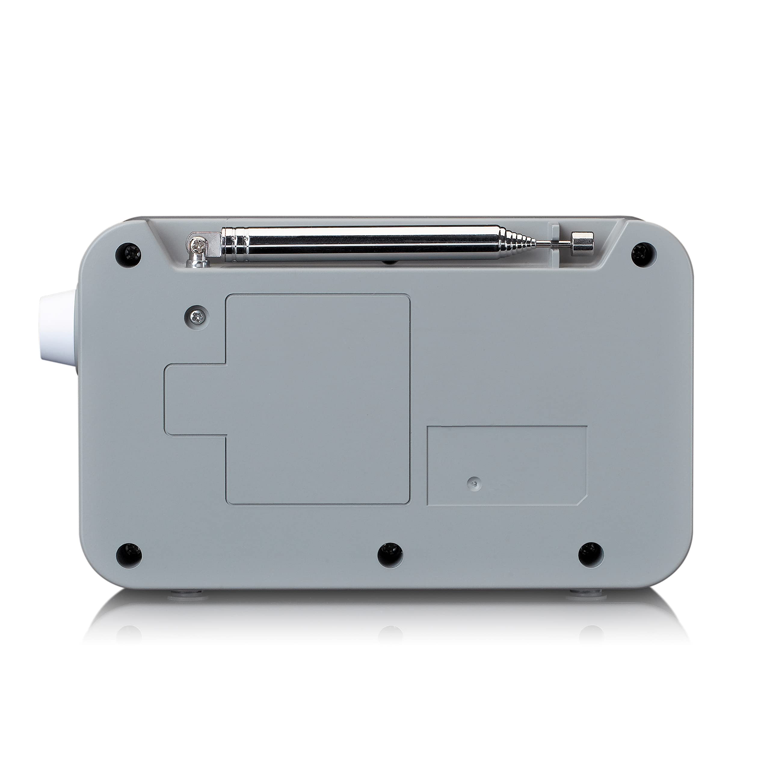Lenco Radio portable DAB PDR-036 - Bluetooth 5.0 - Radio FM PLL - 4 touches d'espace de stockage - Écran couleur de 2,4 - Batterie intégrée - Horloge - Minuteur de veille - Blanc