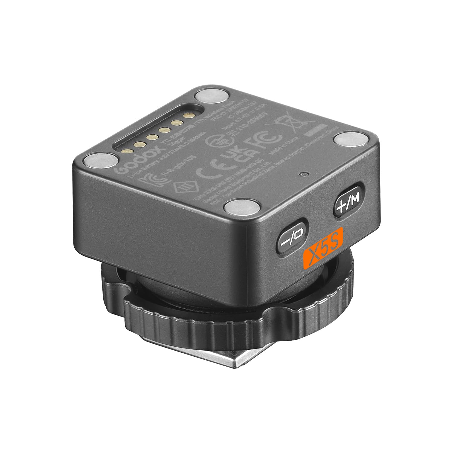 Godox iT32 Zoom TTL-Kamerablitz mit magnetischem X5-Sender, 2,4-GHz-Funk-HSS-Blitz für Canon, Nikon und Sony, LED-Einstelllicht, Vollfarb-Touchscreen (IT32-X5-S)