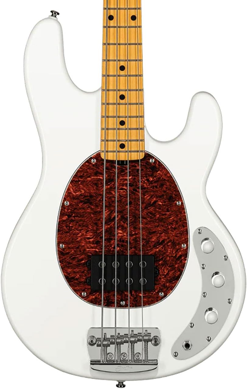 Sterling By Music Man StingRay Classic RAY24CA Bass Guitar - Olympic White