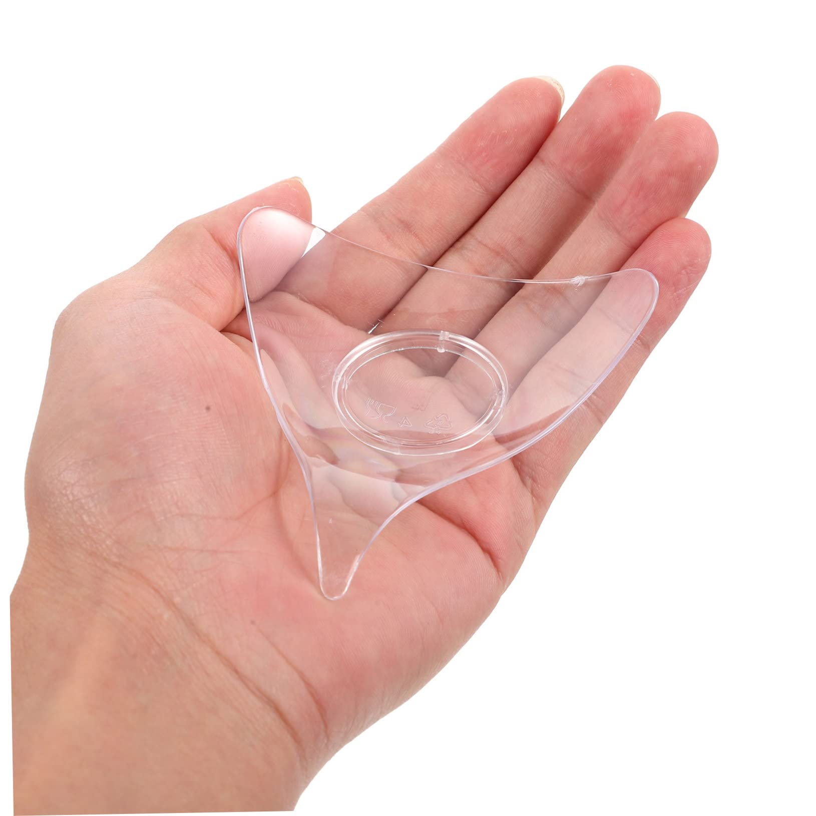 WOFASHPURET 24pcs Plastic Dessert Plates Ice Cream Plates for Parties Chic Food Serving Dish for Buffets and Gatherings