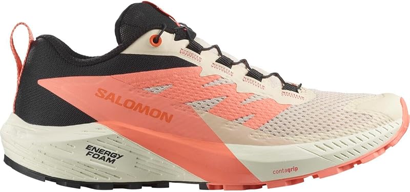 Salomon Sense Ride 5 női túracipő 42 EU Tender Peach Fusion Coral Black